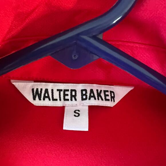 Walter Baker Freya Red Trench Coat Size Small New without tags - Picture 4 of 16